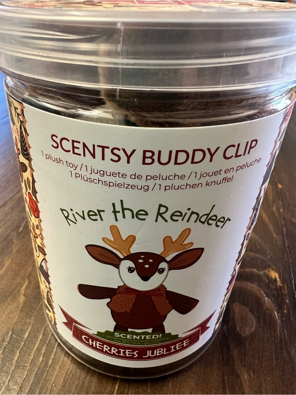 Scentsy buddy reindeer plush clip
